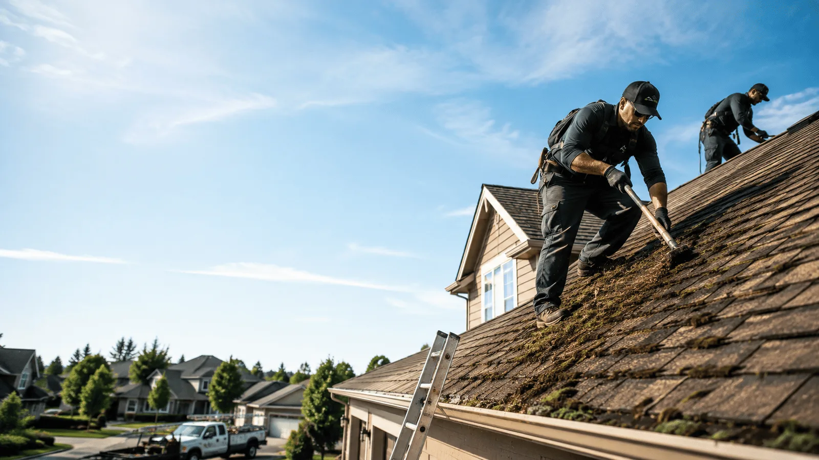 Roof Moss Removal in Adkins, TX near me